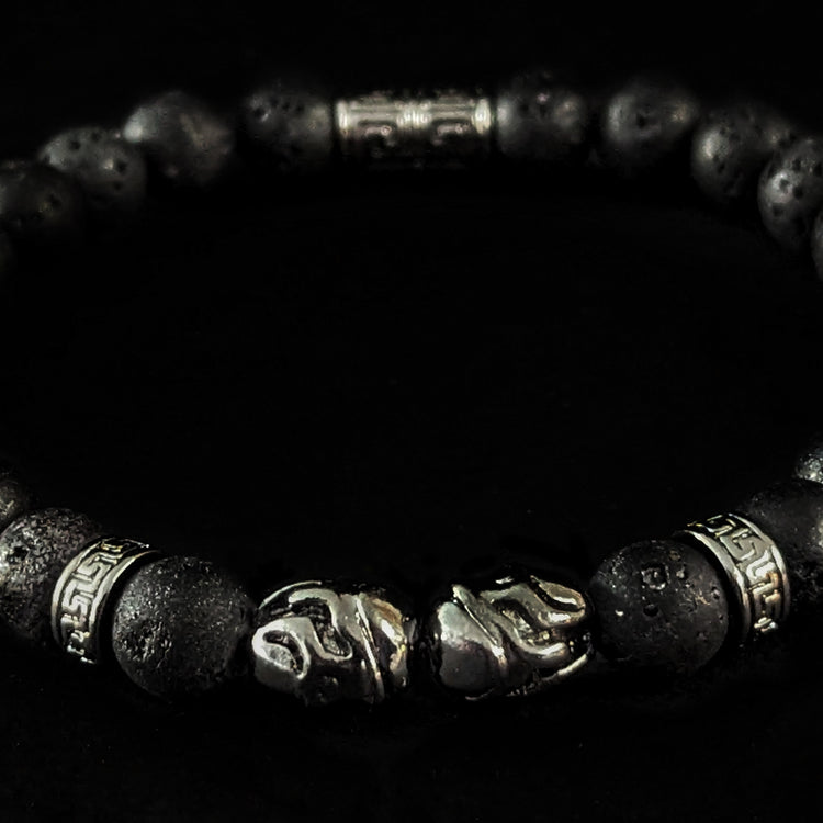 Bracelet "TITAN" - La Puissance de la Pierre de Lave